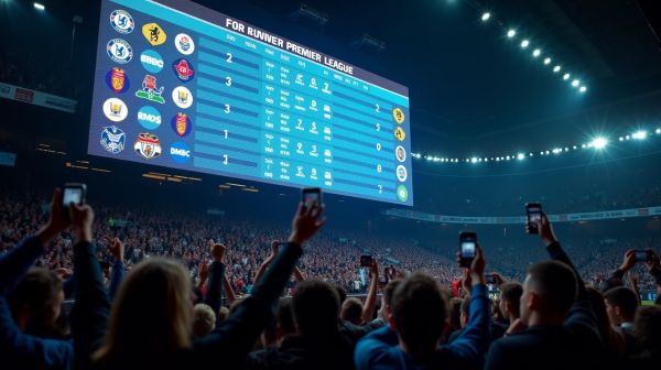 Master the English Premier League standings and results